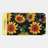 Coques Case-Mate iPhone Personnaliser la chute du tournesol (Dos (Horizontal))
