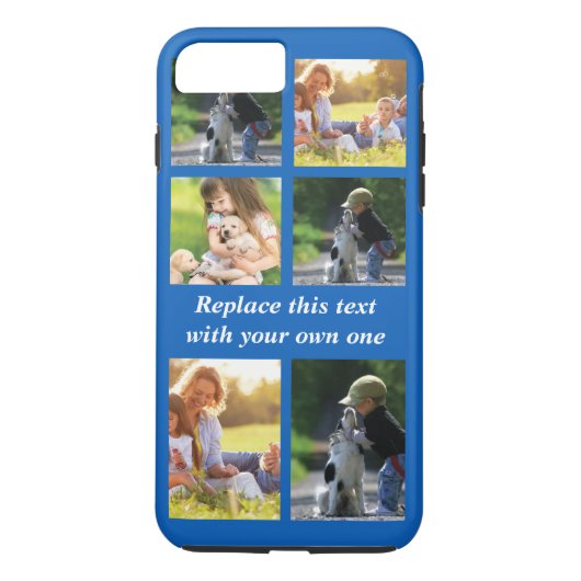 Coques Case-Mate iPhone Personnaliser le collage photo et le texte Coque-M (Dos)