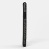 Coques Case-Mate iPhone Personnaliser le cuir noir (Dos/Droite)