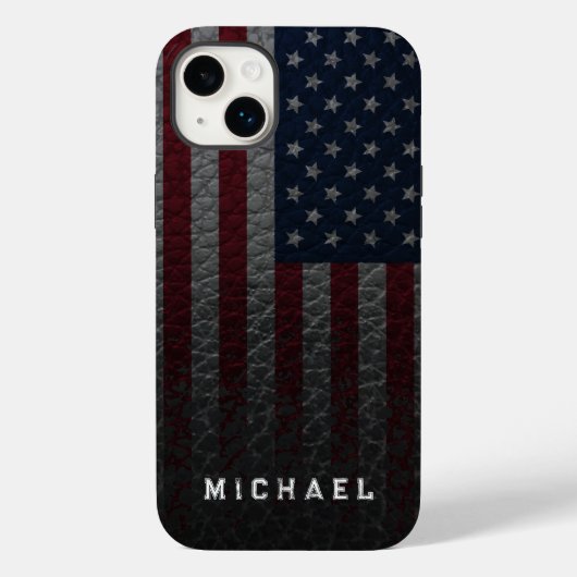 Coques Case-Mate iPhone Personnaliser le drapeau américain Arrière - plan (Verso)