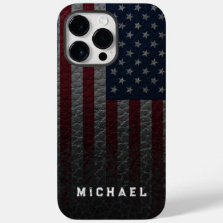 Coque Pour Pour iPhone 14 Pro Max Personnaliser le drapeau américain Arrière - plan 