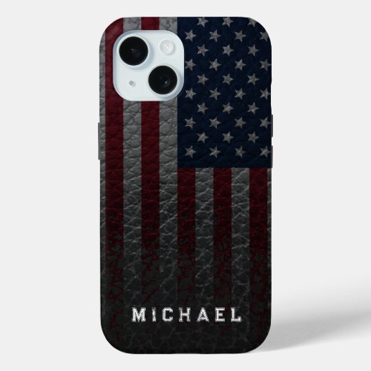 Coques Case-Mate iPhone Personnaliser le drapeau américain Arrière - plan (Verso)