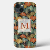 Coques Case-Mate iPhone Personnaliser le Motif feuille initial (Verso)