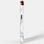 Coques Case-Mate iPhone Personnaliser le Motif Woodland Fox moderne (Verso / Droite)