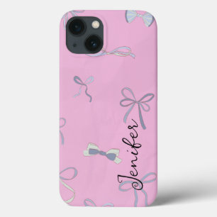 Case-Mate iPhone Case Personnaliser le nom dans la couleur rose joli des