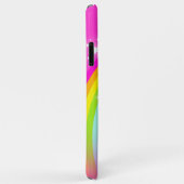 Coques Case-Mate iPhone Personnaliser le nom rainbow rose girl (Dos/Droite)