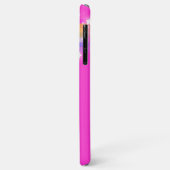 Coques Case-Mate iPhone Personnaliser le nom rainbow rose girl (Dos/Gauche)