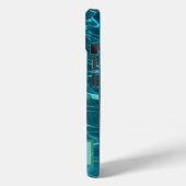 Coques Case-Mate iPhone Personnaliser les vagues bleues de l'océan (Verso / Gauche)