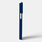 Coques Case-Mate iPhone Personnaliser monogramme initial marine bleu blanc (Verso / Droite)