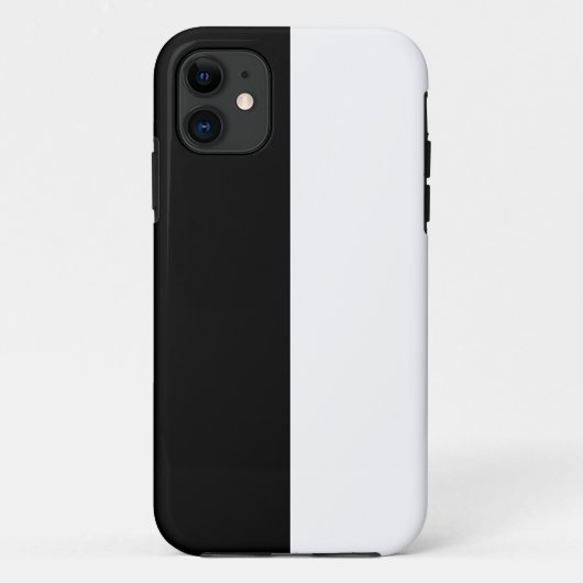 Coques Case-Mate iPhone Personnaliser moyenne noire et blanche (Dos)