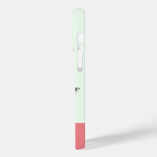 Coques Case-Mate iPhone personnaliser nom moderne floral (Verso / Gauche)