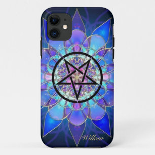 Case-Mate iPhone Case Personnaliser Pentagram Ajouter le nom Purple Blue