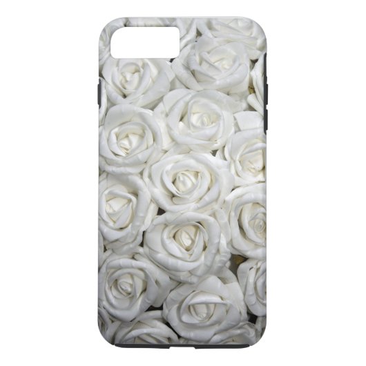Coques Case-Mate iPhone Personnaliser personnalisée Roses blanches (Dos)