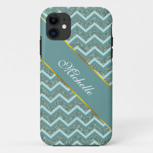Case-Mate iPhone Case Personnalisez cette Parties scintillant Turquoise