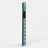 Coques Case-Mate iPhone Personnalisez cette Parties scintillant Turquoise  (Dos/Droite)