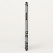 Coques Case-Mate iPhone Personnalisez la caisse métallique argentée de (Dos/Droite)