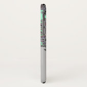 Coques Case-Mate iPhone Personnalisez la caisse métallique argentée de (Dos/Gauche)