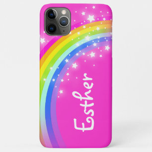 Coque iPhone 11 Pro Max Personnalisez la caisse nommée d'iPod de fille de