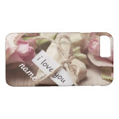 Coques Case-Mate iPhone Personnalisez les roses roses roses avec un design (Dos (Horizontal))