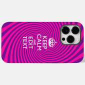 Coques Case-Mate iPhone Personnalisez votre Conserver calme et cadeau Hot  (Verso (horizontal))