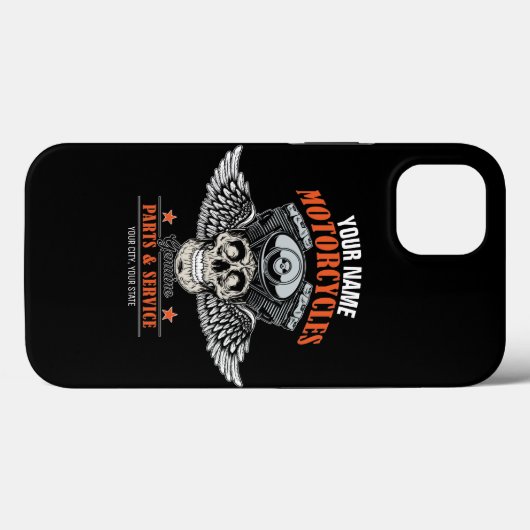 Coques Case-Mate iPhone Personnalized Biker Flying (Verso (horizontal))