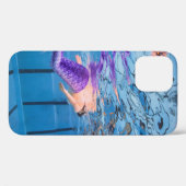 Coques Case-Mate iPhone Personne en pantalon violet allongée sur hamac ble (Verso (horizontal))