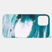 Coques Case-Mate iPhone Personne en surf avec vagues de l'océan (Verso (horizontal))