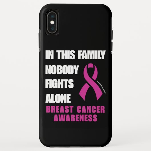 Coques Case-Mate iPhone PERSONNE NE SE BAT SEUL...Cancer du sein (Dos)
