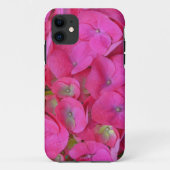 Coques Case-Mate iPhone Pétales à fleurs d'Hydrangée rose (Dos)