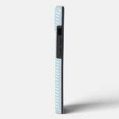 Coques Case-Mate iPhone Pétales bleu clair Motif Knit (Verso / Gauche)