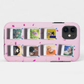 Coques Case-Mate iPhone Pétales de filles roses personnalisées 7 Collage d (Dos (Horizontal))