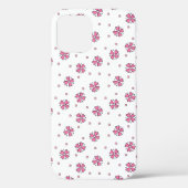 Coques Case-Mate iPhone Pétales de fleurs de coeur roses (Verso)