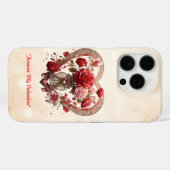 Coques Case-Mate iPhone "Pétales de Passion" (Verso (horizontal))