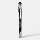 Coques Case-Mate iPhone Pétales noir et blanc (Verso / Gauche)