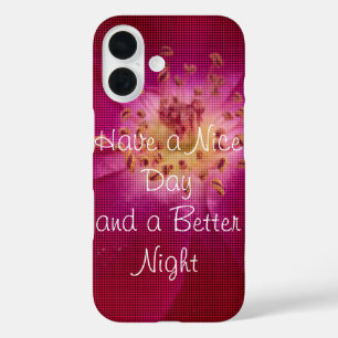 Coques iPhone 16 Pétales Parfaits Motif de pétales de rose à carr