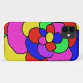 Coques Case-Mate iPhone Pétales rétro (Dos (Horizontal))