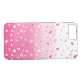 Coques Case-Mate iPhone Pétales rose rose Aquarelle Ombre (Dos (Horizontal))