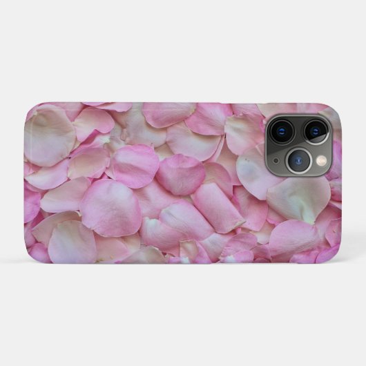 Coques Case-Mate iPhone Pétales rose rose Motif (Dos (Horizontal))