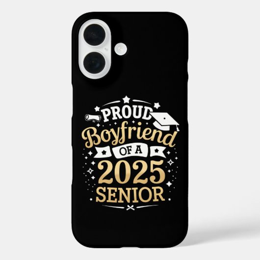 Coques Case-Mate iPhone Petit ami fier d'une remise de diplômes de diplômé (Verso)