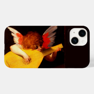 Coque Pour iPhone 14 PETIT ANGEL JOUER DE LA LUTE Musique Fabriquant Ch