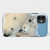 Coques Case-Mate iPhone Petit animal 1 d'ours blanc (Dos (Horizontal))