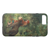 Coques Case-Mate iPhone Petit chaperon rouge, peinture d'art (Dos (Horizontal))