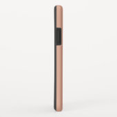 Coques Case-Mate iPhone Petit chat blanc sur rose Ajouter un nom Coque-mat (Dos/Droite)