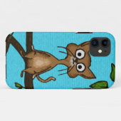 Coques Case-Mate iPhone Petit chat de Brown (Dos (Horizontal))