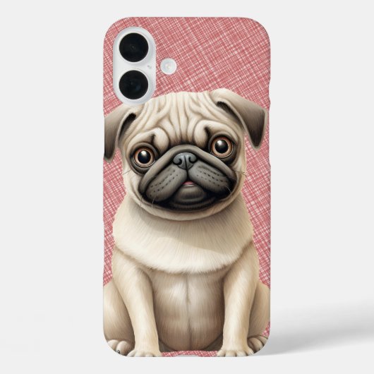 COQUES Case-Mate iPhone PETIT CHIEN À POPPY CARLIN NOIR & TONNE (Verso)