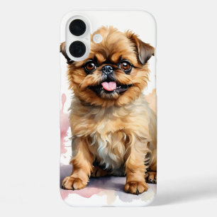 COQUES iPhone 16 PLUS PETIT CHIEN BRUXELS GRIFFON