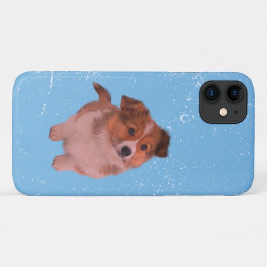 Coques Case-Mate iPhone Petit Chiot mignon (Dos (Horizontal))