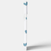Coques Case-Mate iPhone petit coeur bleu (Verso / Droite)