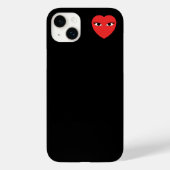 Coques Case-Mate iPhone Petit Coeur rouge mignon avec yeux (Verso)