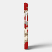 Coques Case-Mate iPhone Petit corail en rouge (Verso / Gauche)